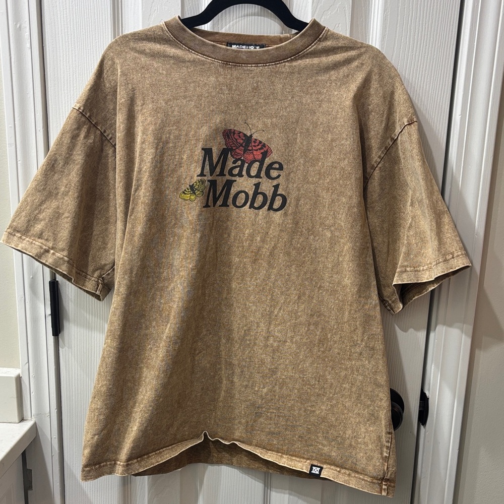 Made Mobb Brown Graphic T-Shirt